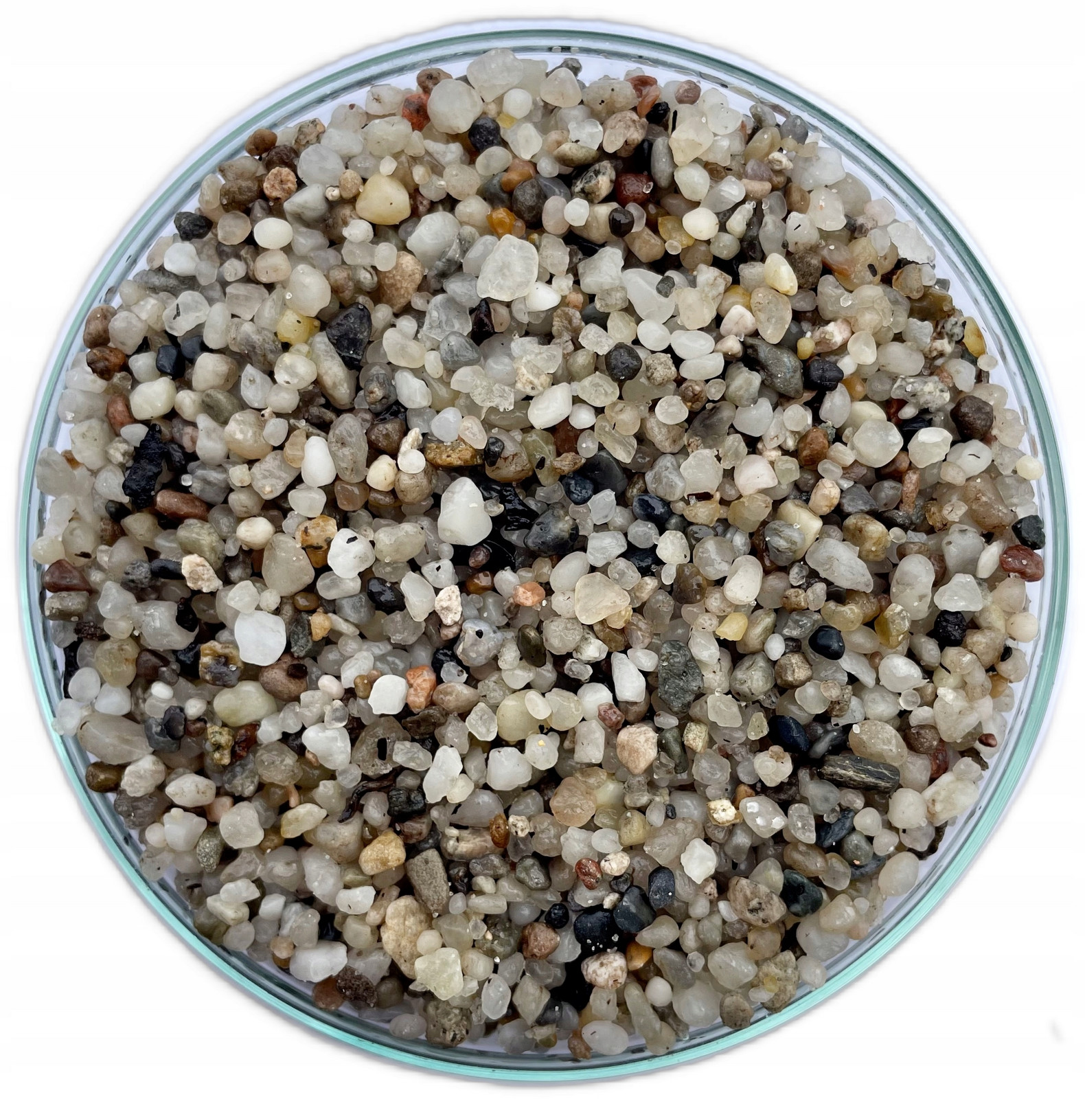 30 Kg Stelivo Křemenné Do Akvária Světle ŠEDÉ1-3mm