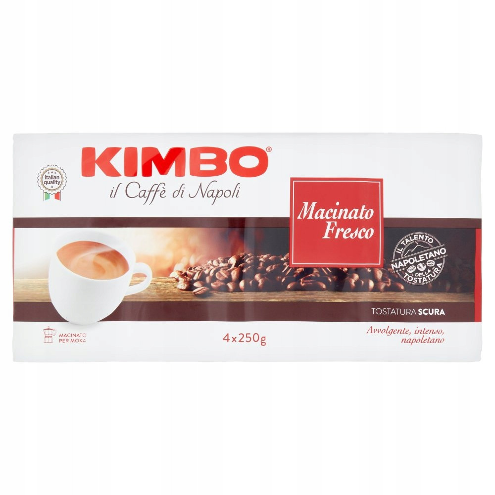 Kimbo Macinato Fresco Mletá káva 4x250g 1kg