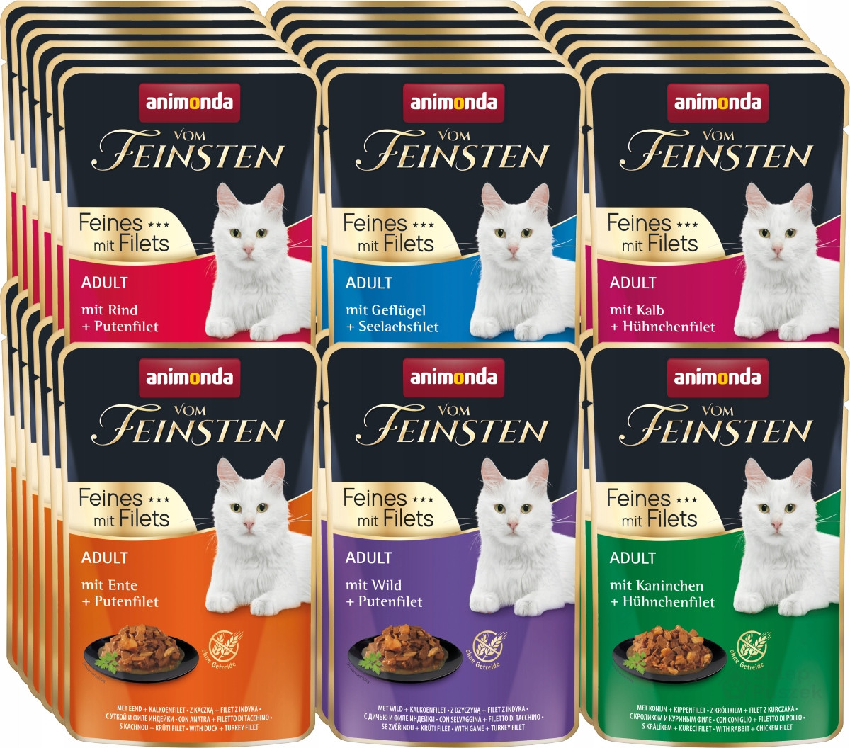 Animonda vom Feinsten Fines kapsička 36x85g – MIX všech příchutí