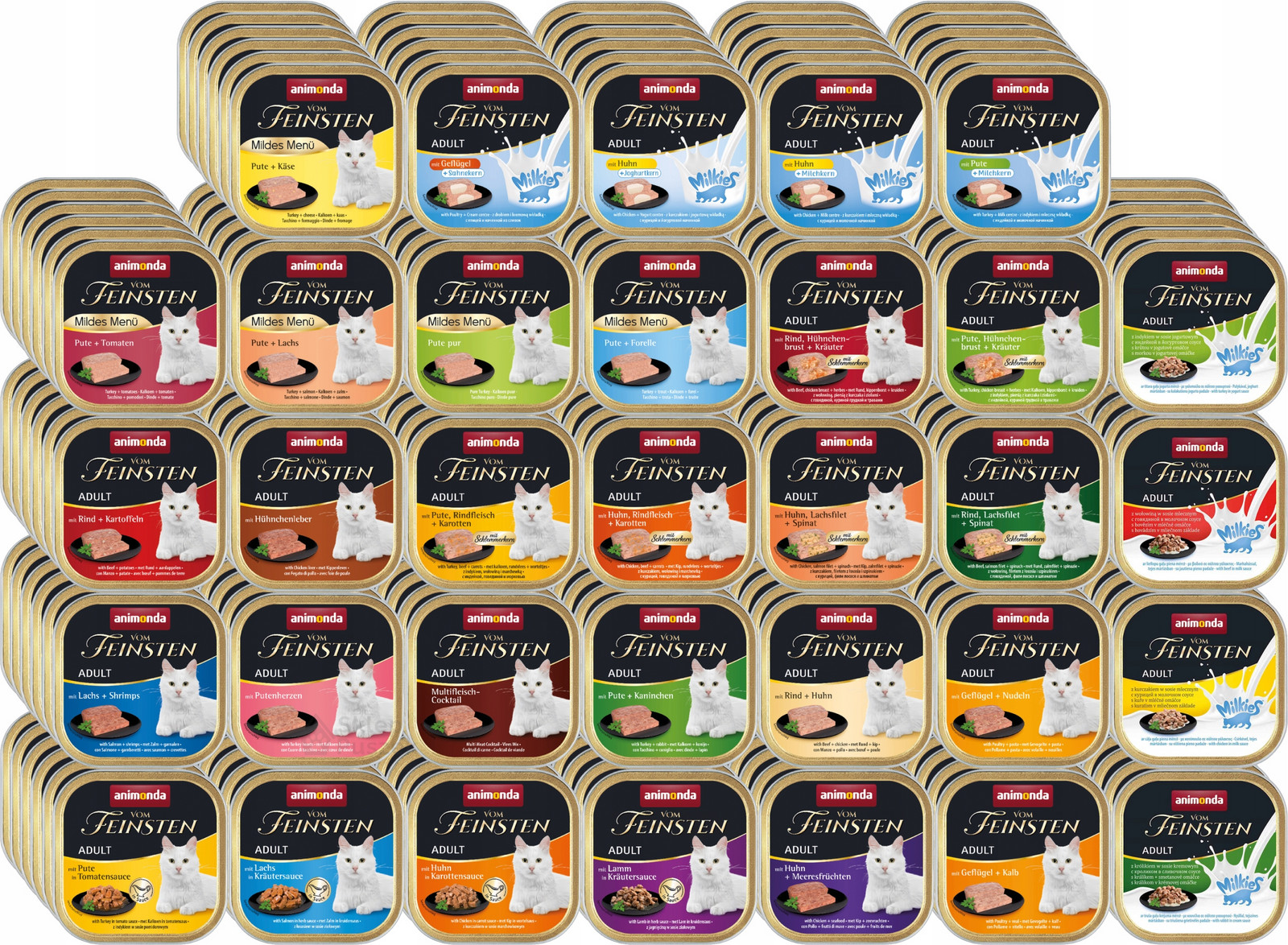 Animonda vom Feinsten Adult Set 198x100g MIX Všech 33 příchutí