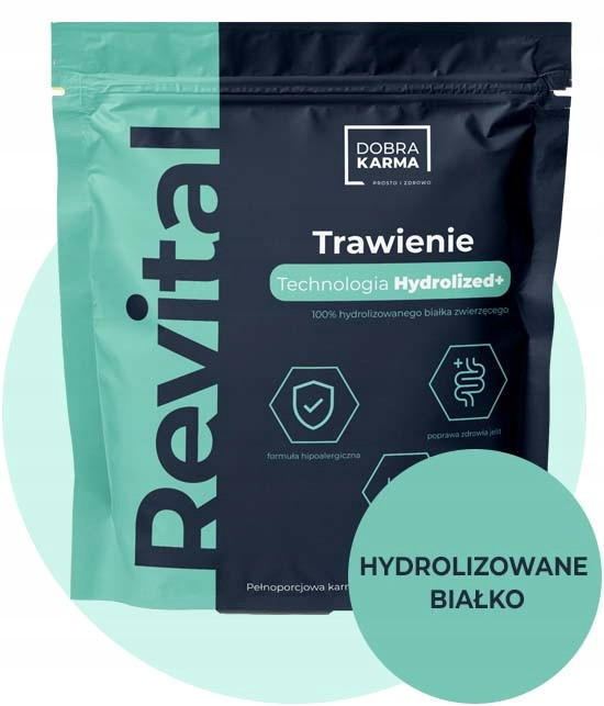 Dobra Krmivo suché Na Trávení, hydrolyzované, krůta, hypoalergenní, 1,5 kg