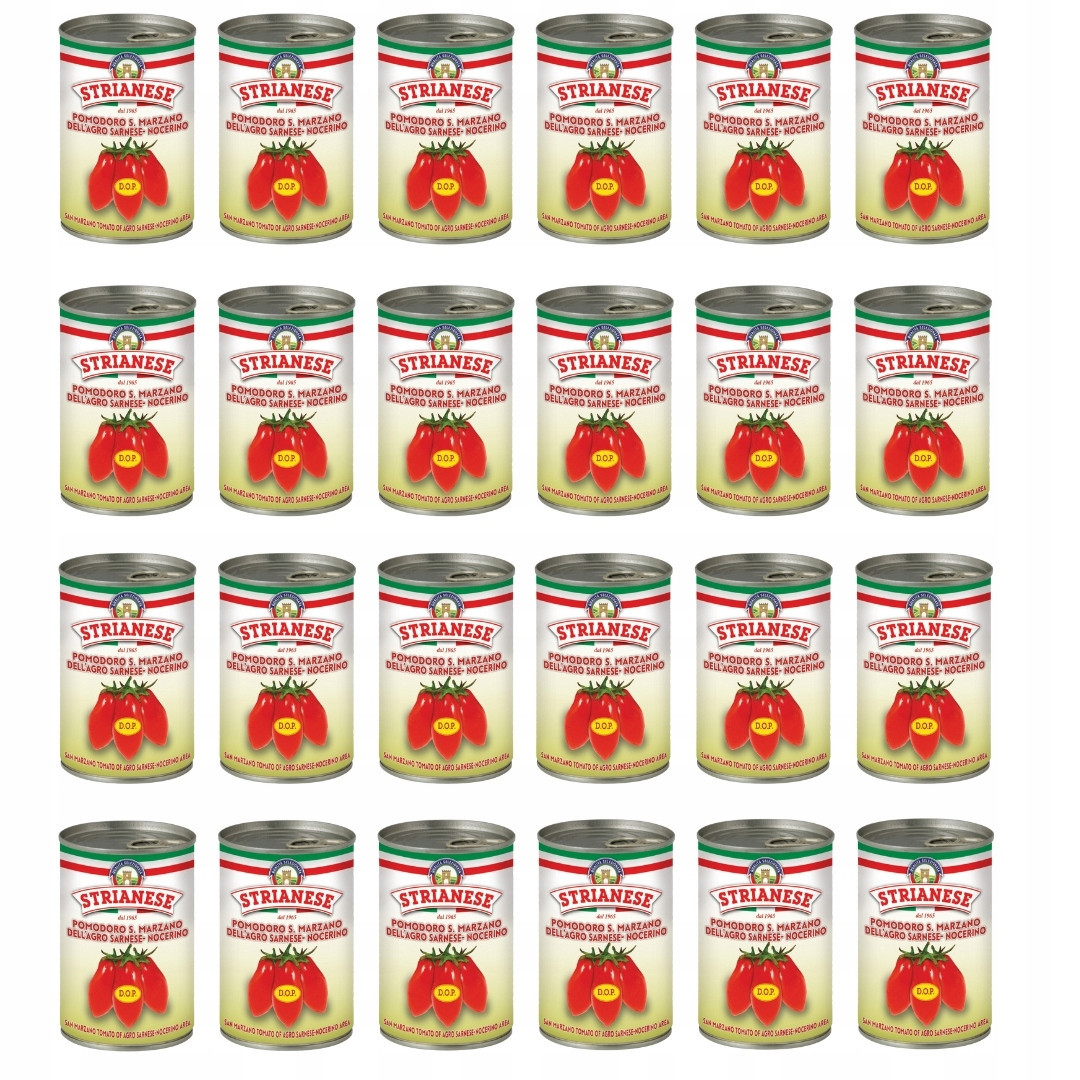 Sada Strianese 9,6 l San Marzano 400 g x 24 Rajčata tovární svařák