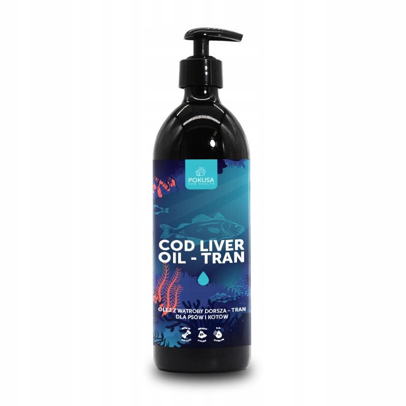 Olej z tresčích jater Tran Pokusa OceanicLine Cod Liver Oil 250 ml