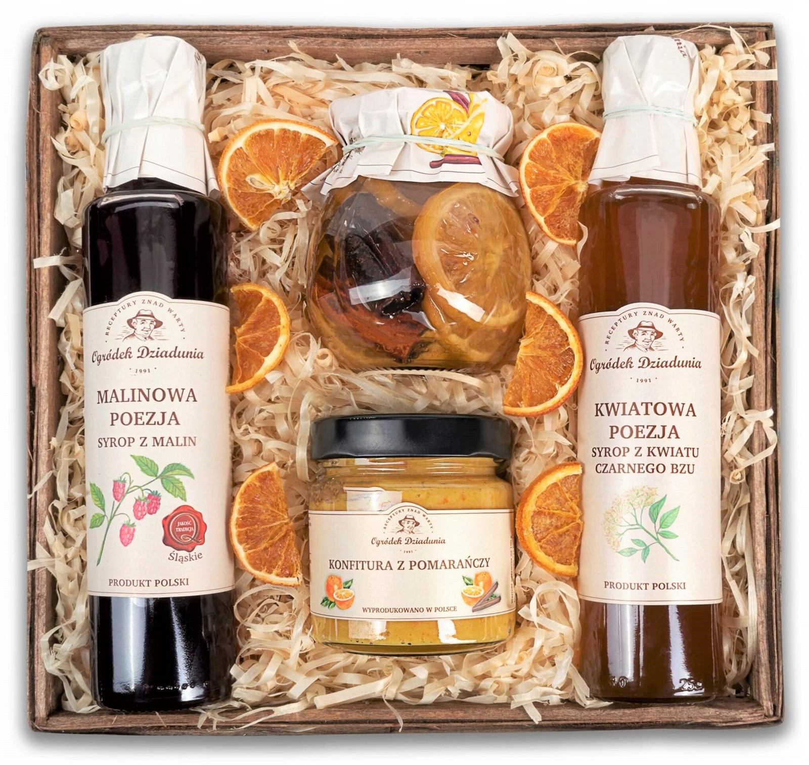 Lahodný dárkový koš přírodní zavařeniny dárek