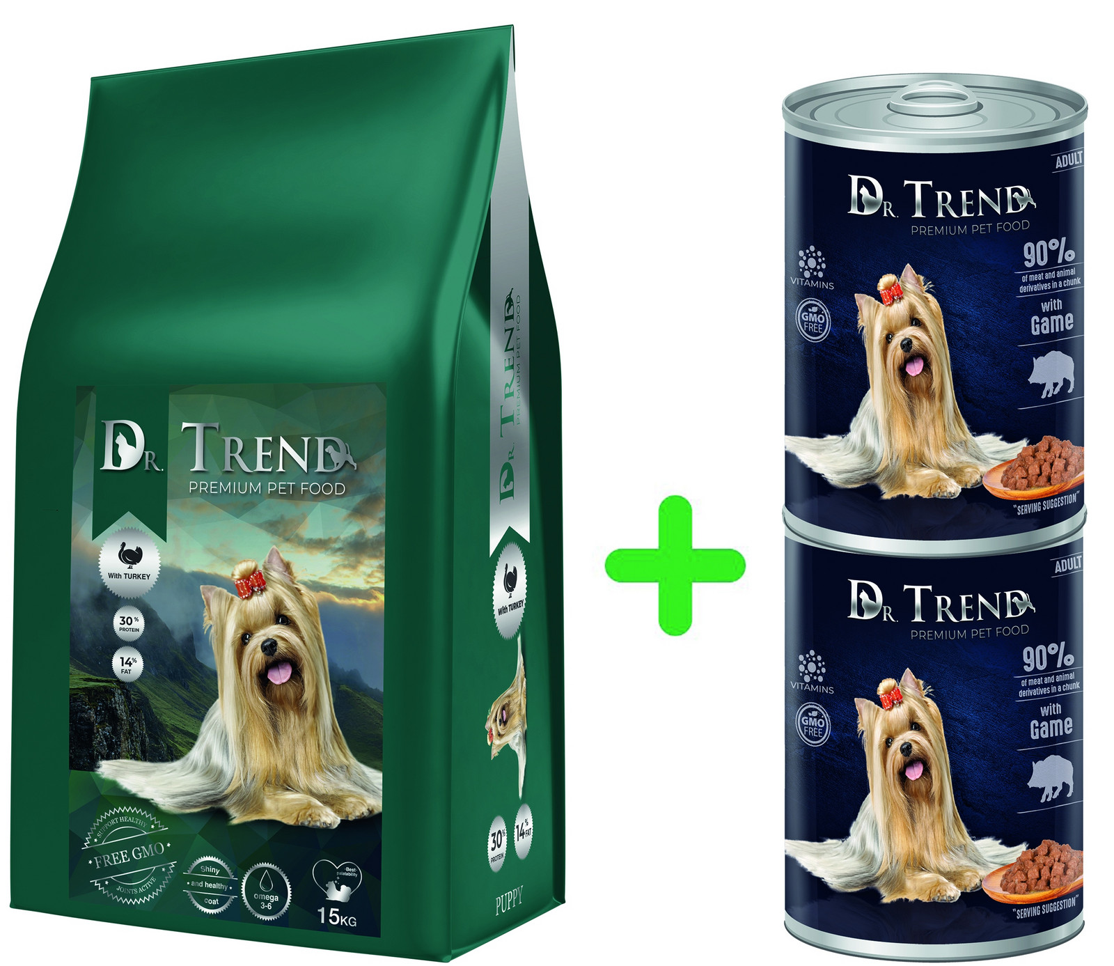 Dr. Trend Premium suché krmivo pro štěňata Puppy 15 kg