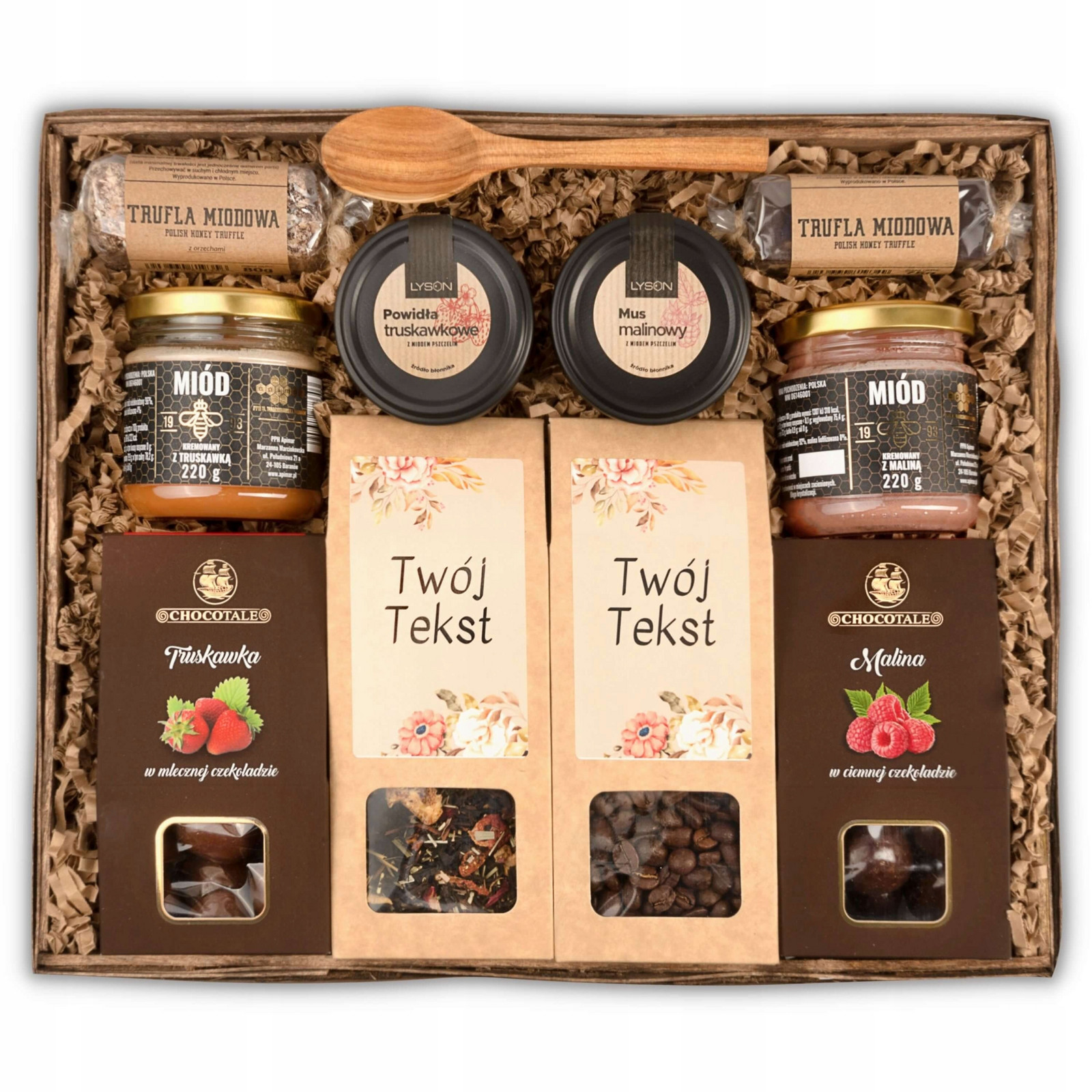 Dárkový koš sada dárek čaj sladkosti