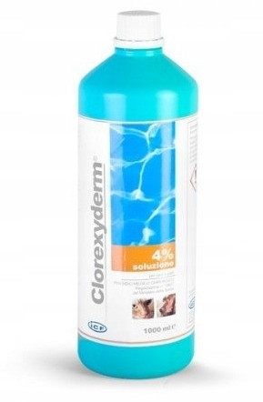 Clorexyderm Solution 4% 1000 ml 1 l biocidní