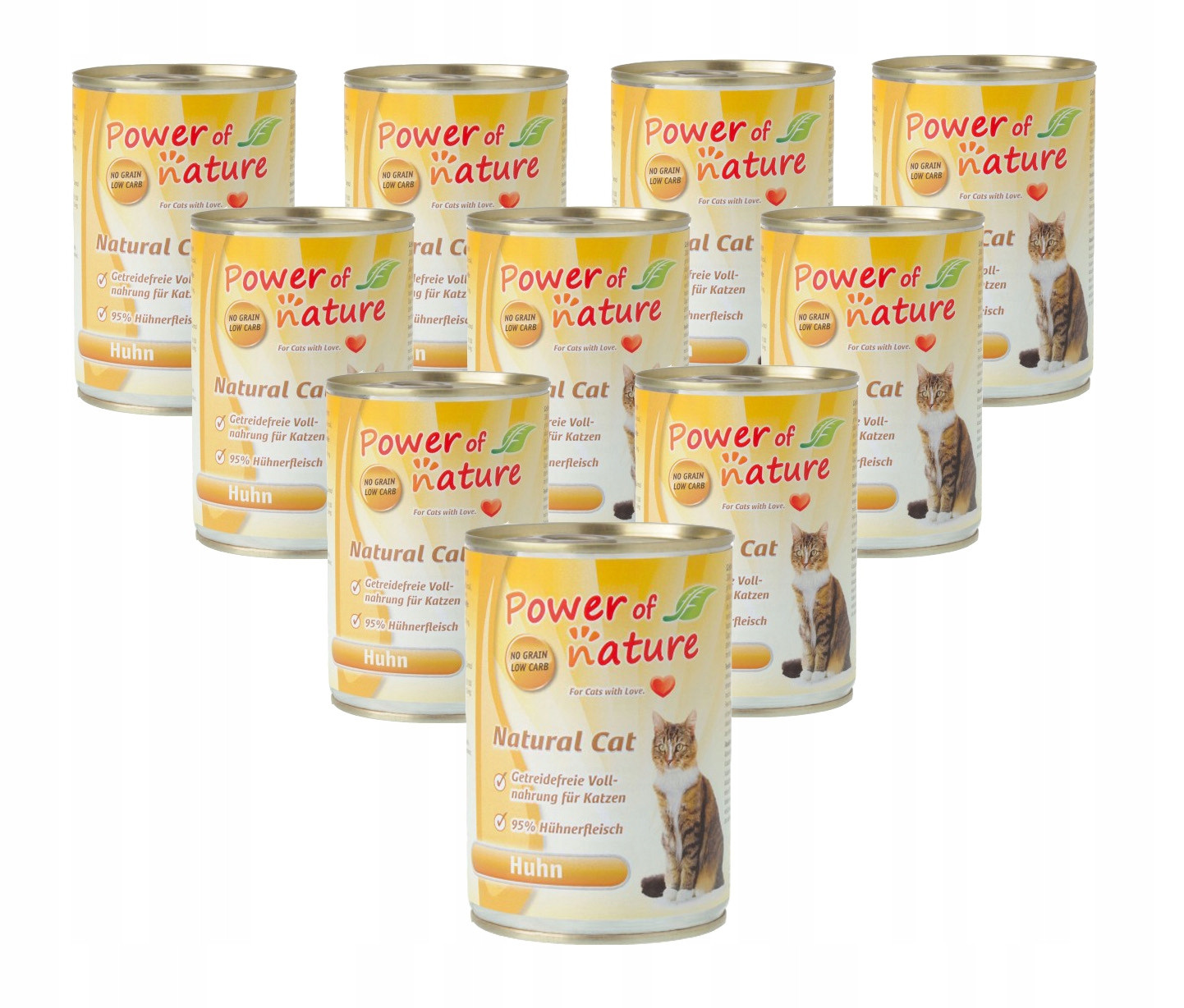 Power of Nature Natural Cat kuře 10x400 g