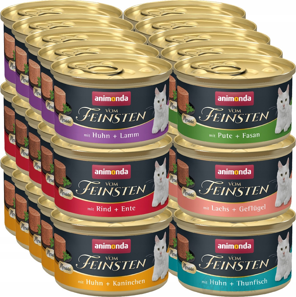 Animonda Kočka vom Feinsten Mus plechovka Set 36x85g – MIX všech příchutí