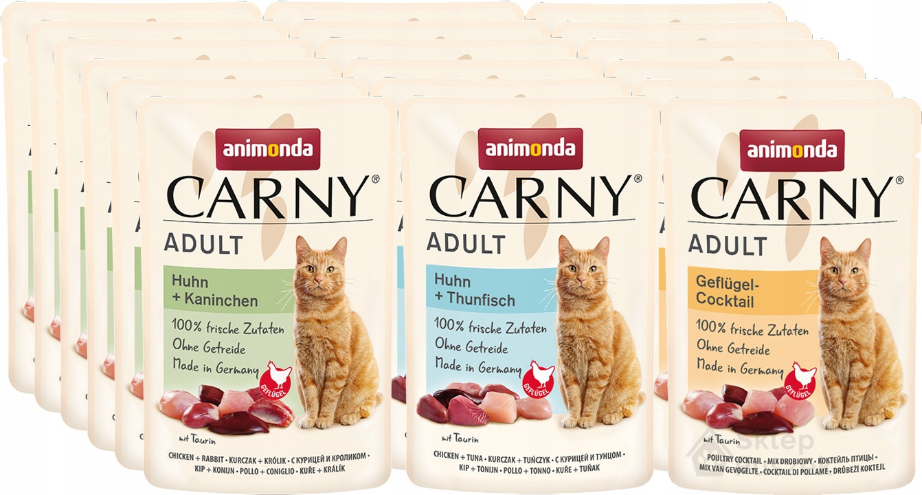 Animonda Kočka Carny Exotic MIX Set sáčků 18x85g