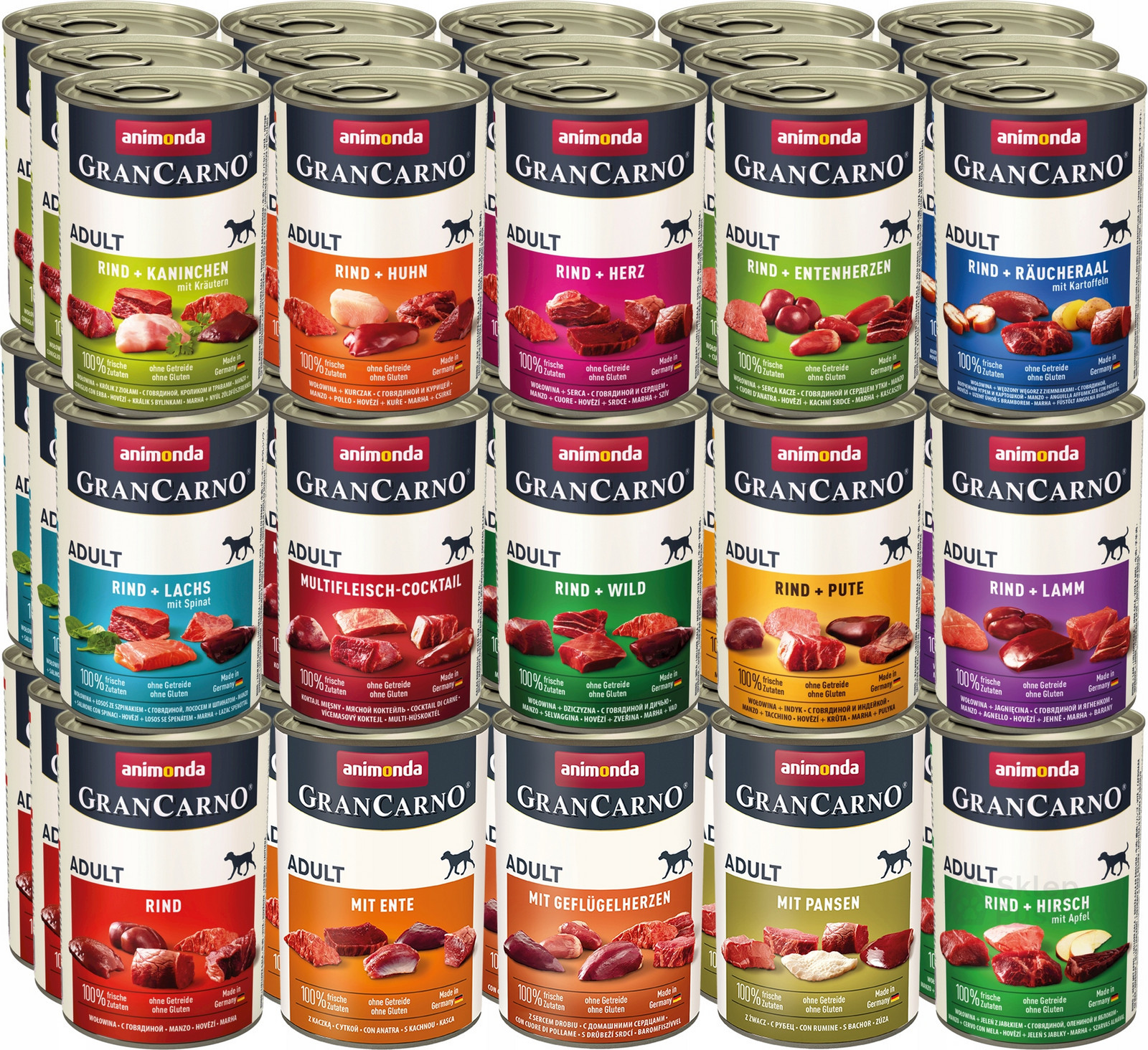 Animonda GranCarno MIX pod. příchutí Set 400g x45