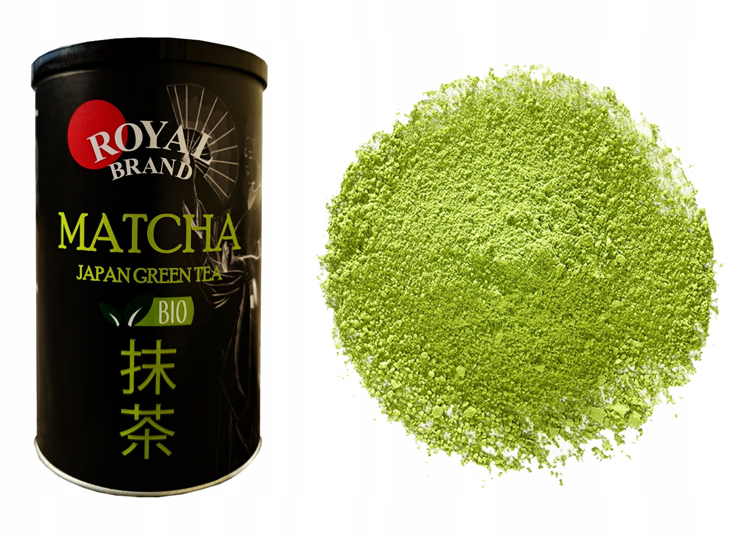 Čaj Zelená Matcha Japonská Bio 100g v Krásné tubě, Dóze na dárek