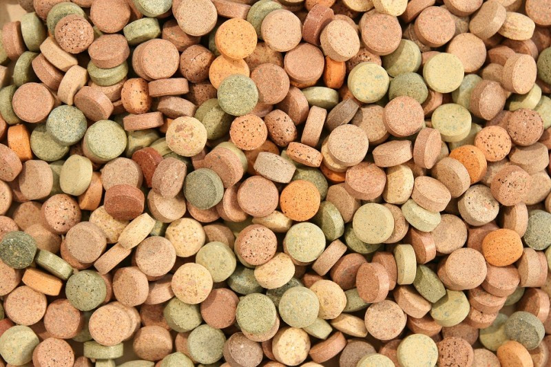 Glopex Mix-tablet Vícesložkové Tablety Krmivo Pro Ryby 1000G 1 Kilogram