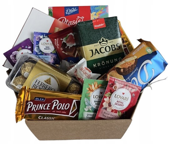 Dárkový koš Velká sada sladkostí XXL narozeniny výročí 40 50 60 dárek