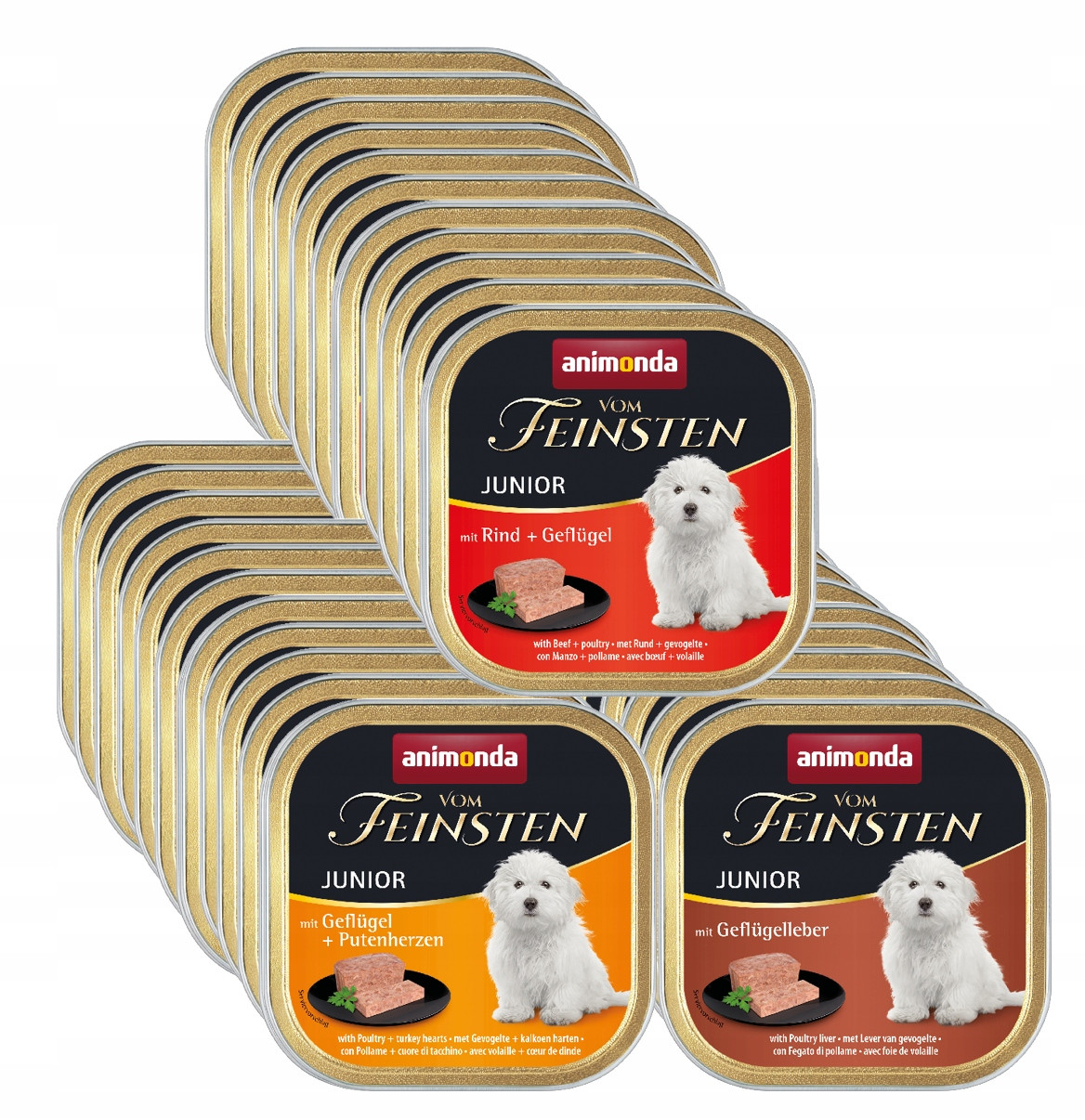 Animonda Pes vom Feinsten Junior Set 33x150g – mix chutí