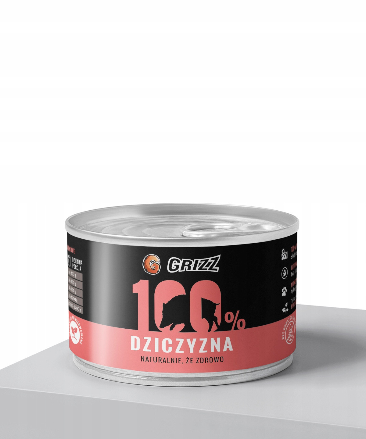 Krmivo mokré Grizz 100% Divočák svalovina 12 x 410g