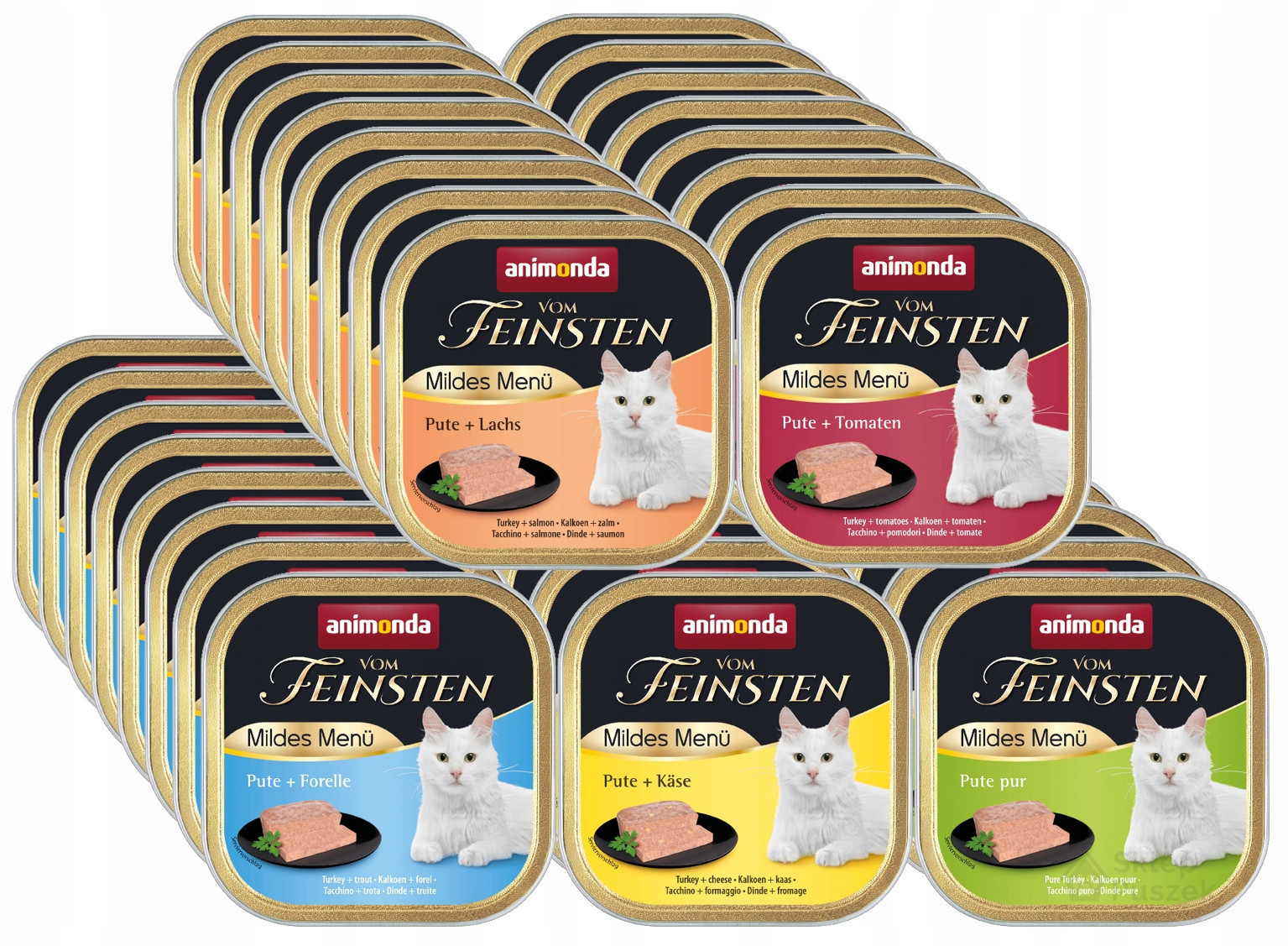 Animonda vom Feinsten Mildes Menu Set 40x100g mix chutí