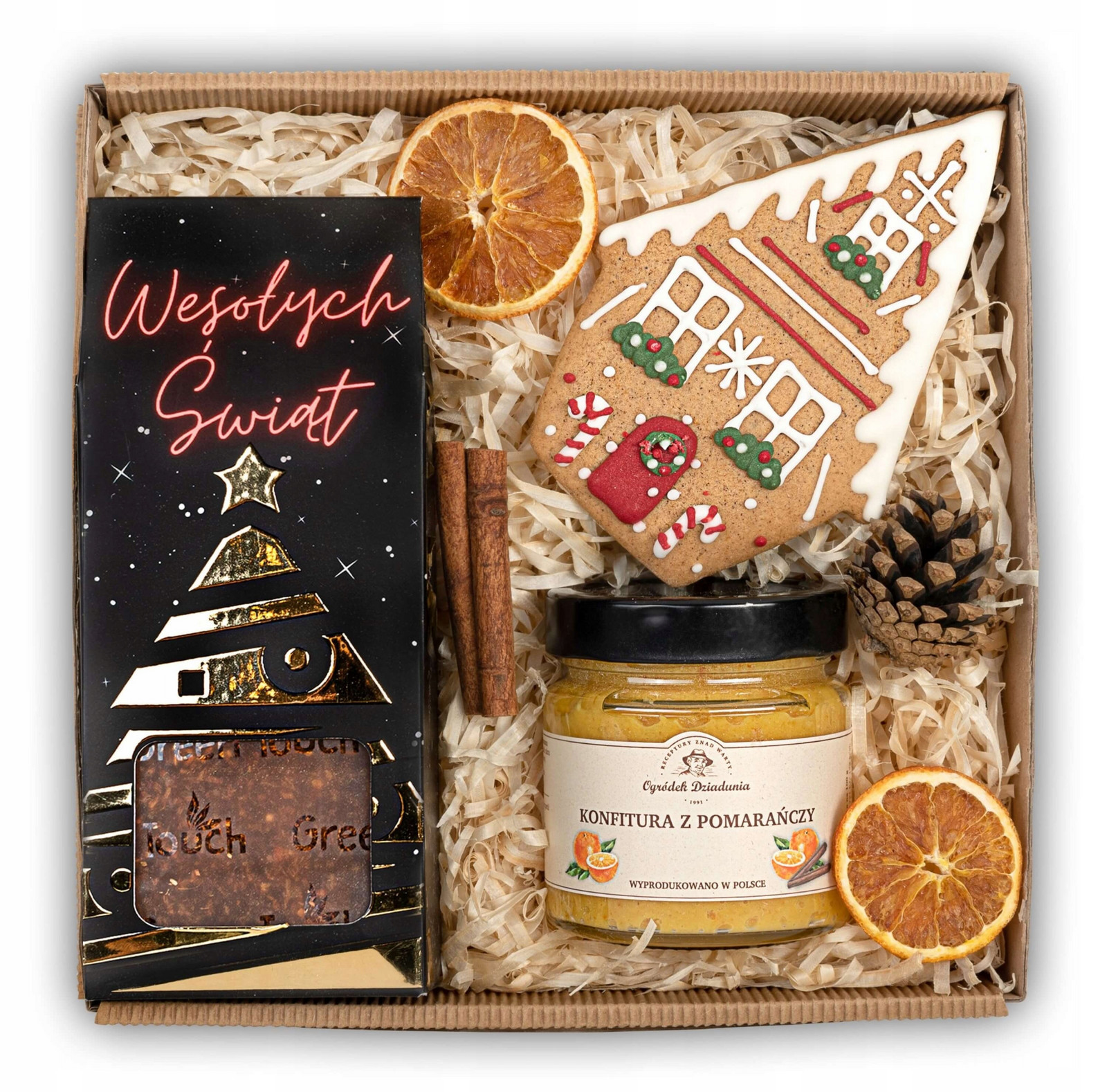 Dárek k Vánocům mikulášský čaj perník domeček