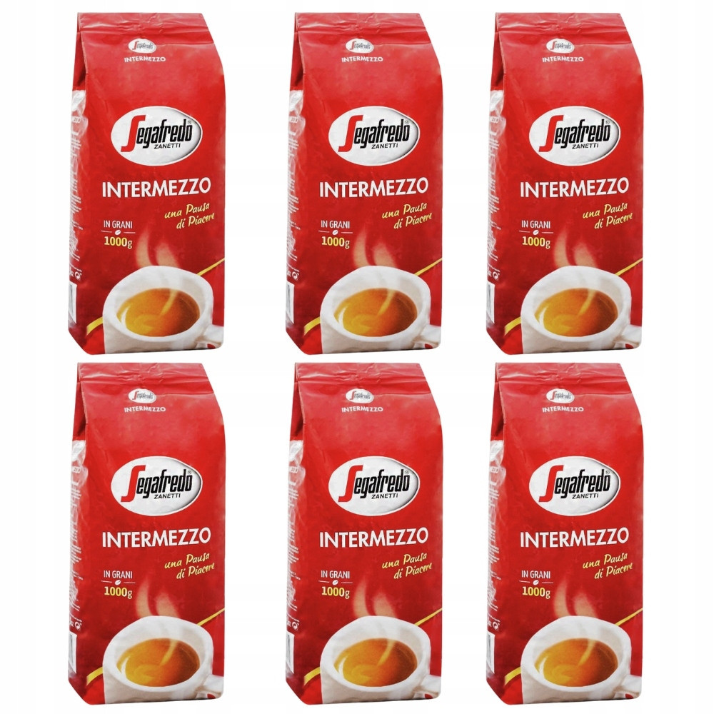 Káva zrnková Segafredo Intermezzo italská sada káv 6kg