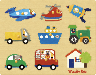 MOULIN ROTY Vkládací puzzle Dopravní prostředky