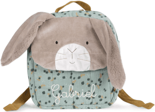 MOULIN ROTY Plyšový batoh zajíček Sage