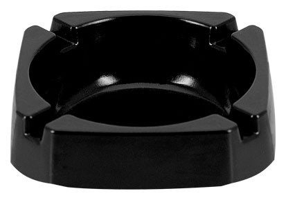ICQ Popelník plast 9,3x9,3cm černý