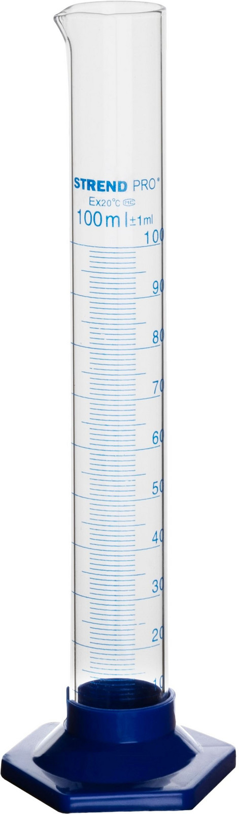 Válec odměrný sklo/plast 100ml  STREND