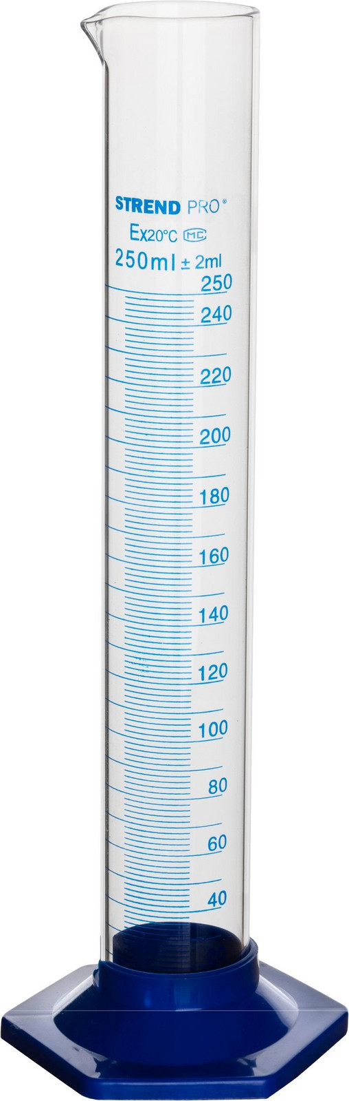 Válec odměrný sklo/plast 250ml  STREND