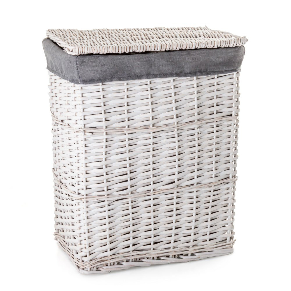 AWD Koš špinavé prádlo proutěný 65L AWD1594 světlý