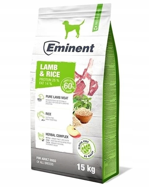 Eminent Lamb & Rice High Premium 15kg