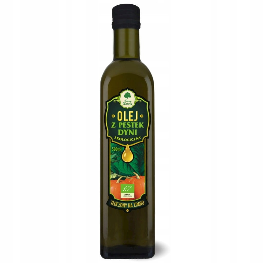 Dýňový Olej Lisovaný Za Studena Bio 500 ml Dary Natury