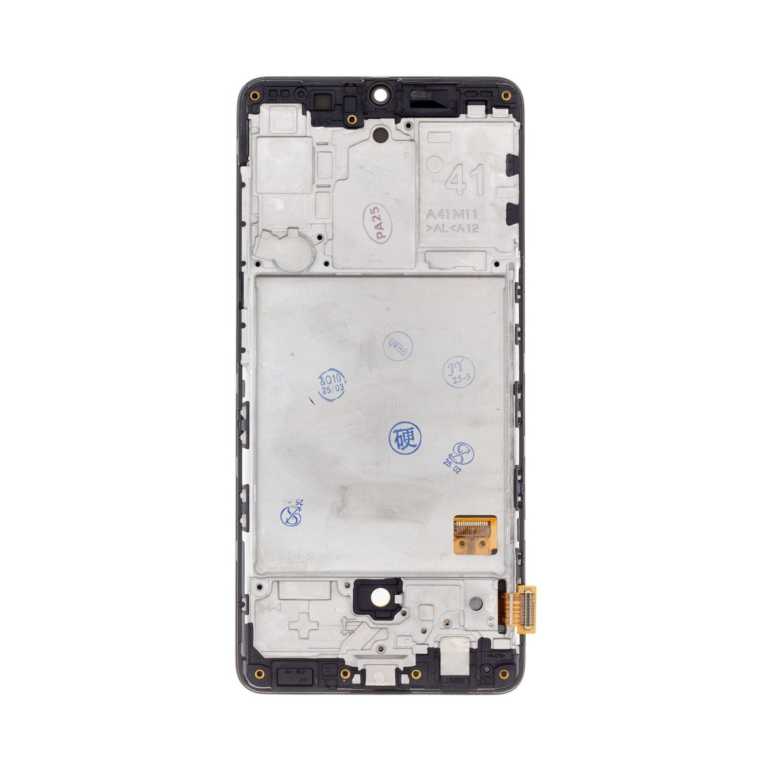 LCD display + Dotyk + Přední Kryt pro Samsung A415 Galaxy A41 černá