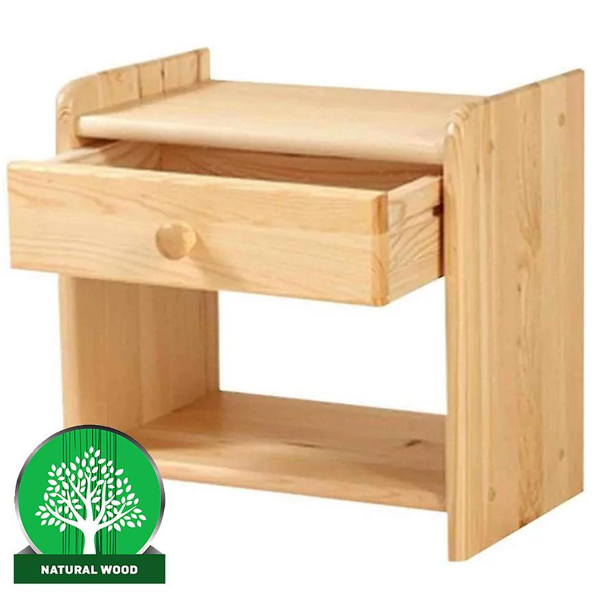 Noční stolek 1S borovice