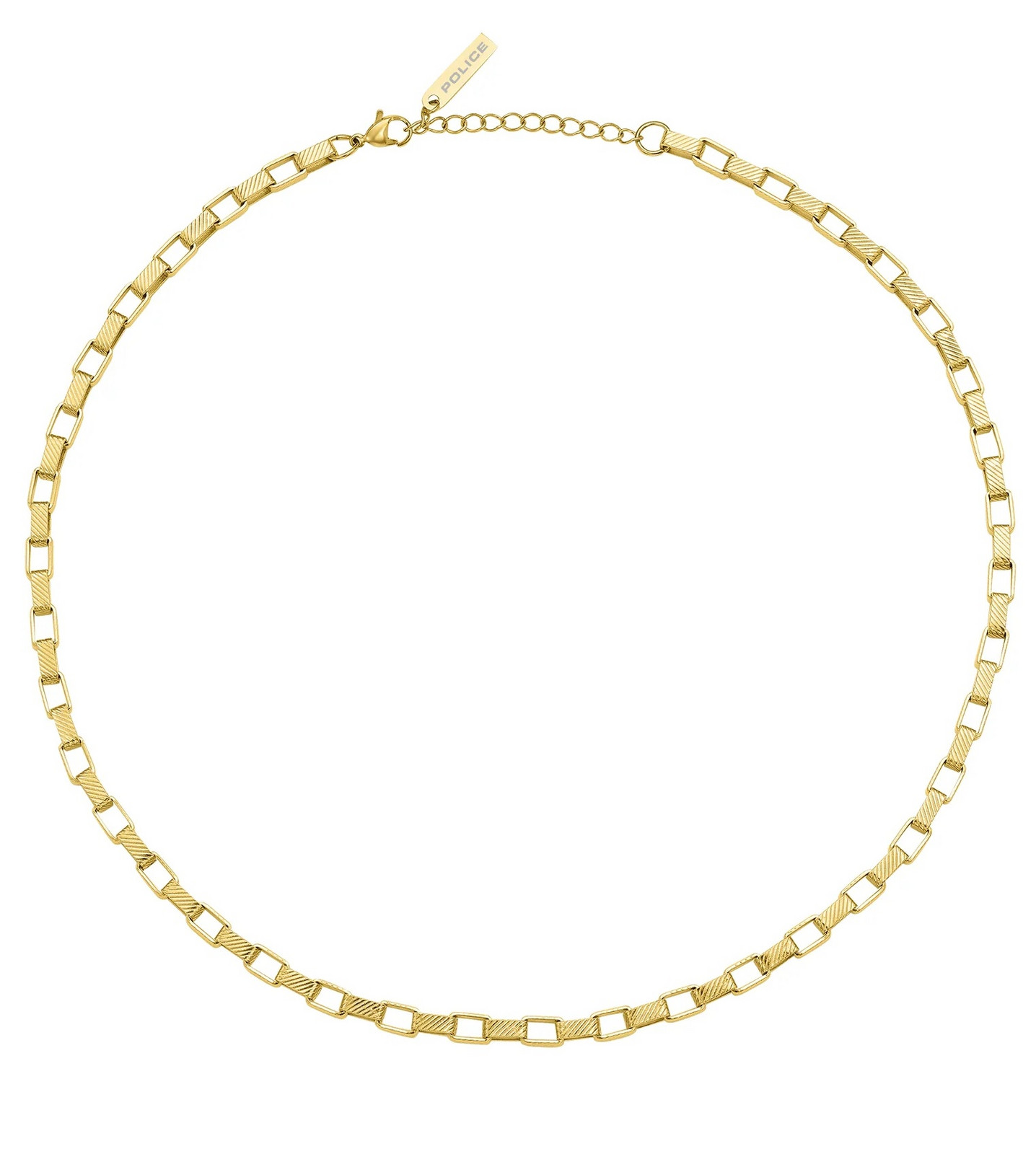Police Pozlacený ocelový náhrdelník Player PEAGN0041802