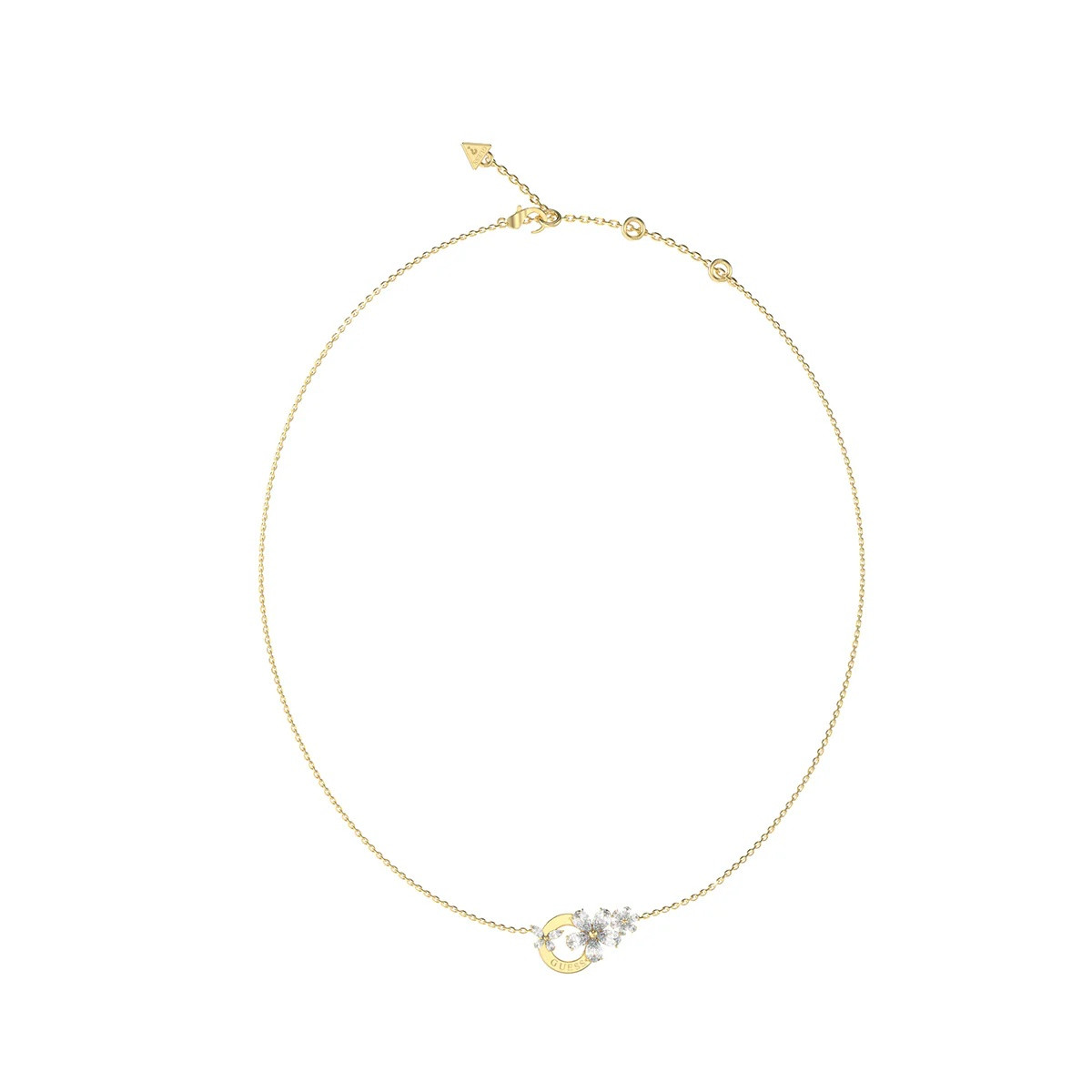 Guess Něžný pozlacený náhrdelník pro ženy Lily JUBN05102JWYGT/U