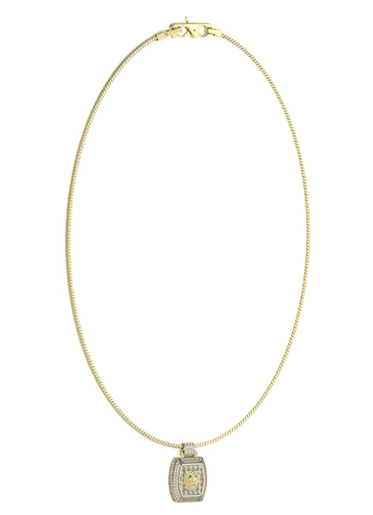 Guess Moderní pozlacený náhrdelník Lion King JUMN05001JWYGT/U