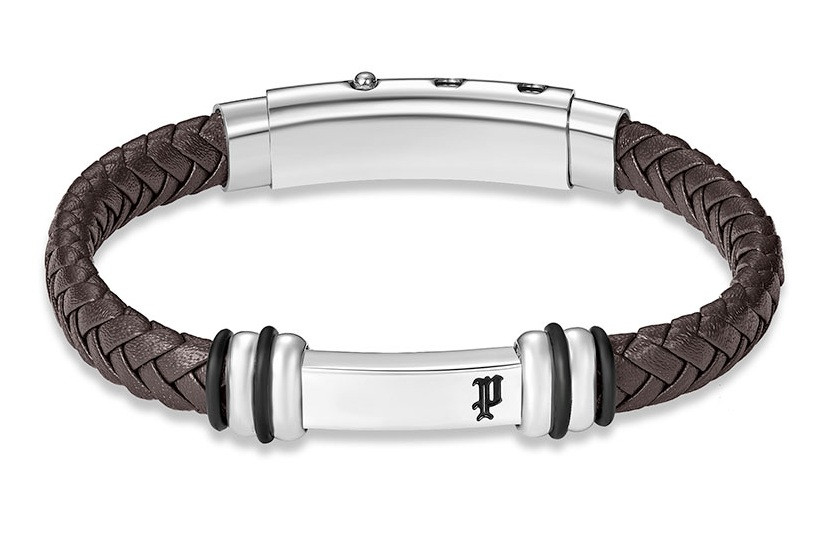 Police Pánský kožený náramek Highbridge PEAGB0041402