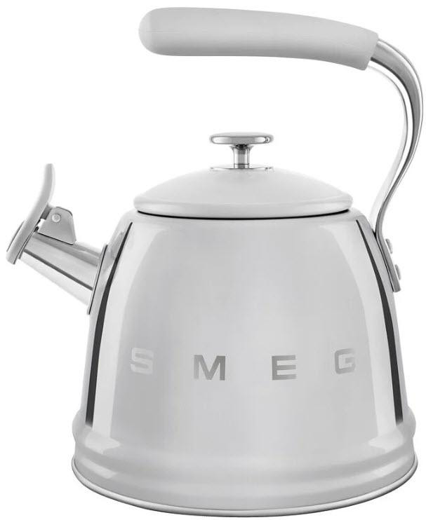 SMEG 50's Retro Style pískací konvice WKF01, 2,3 l, nerezová WKF01SS