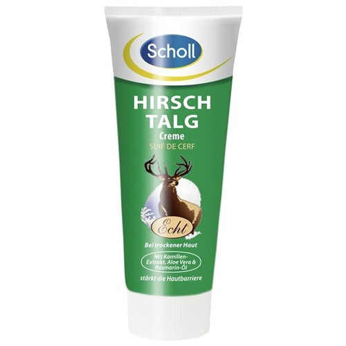 Scholl Bylinný krém pro suchou pokožku nohou i rukou Hirsch Talg (Cream) 100 ml