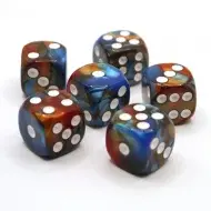 Dice4friends Dice Set D6 Rusty: Blue (12x)