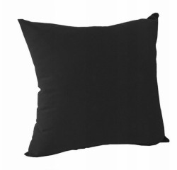 Povlak na polštář černý Rozměr 50 x 50 cm