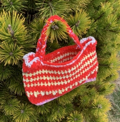 Kabelka pro děti červeno žlutá