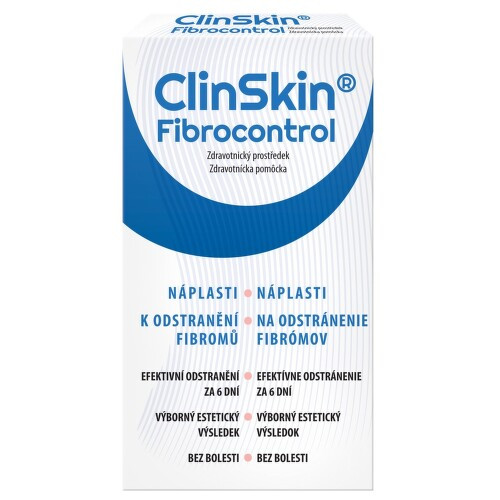 ClinSkin Fibrocontrol náplasti k odstranění fibromů 3ks
