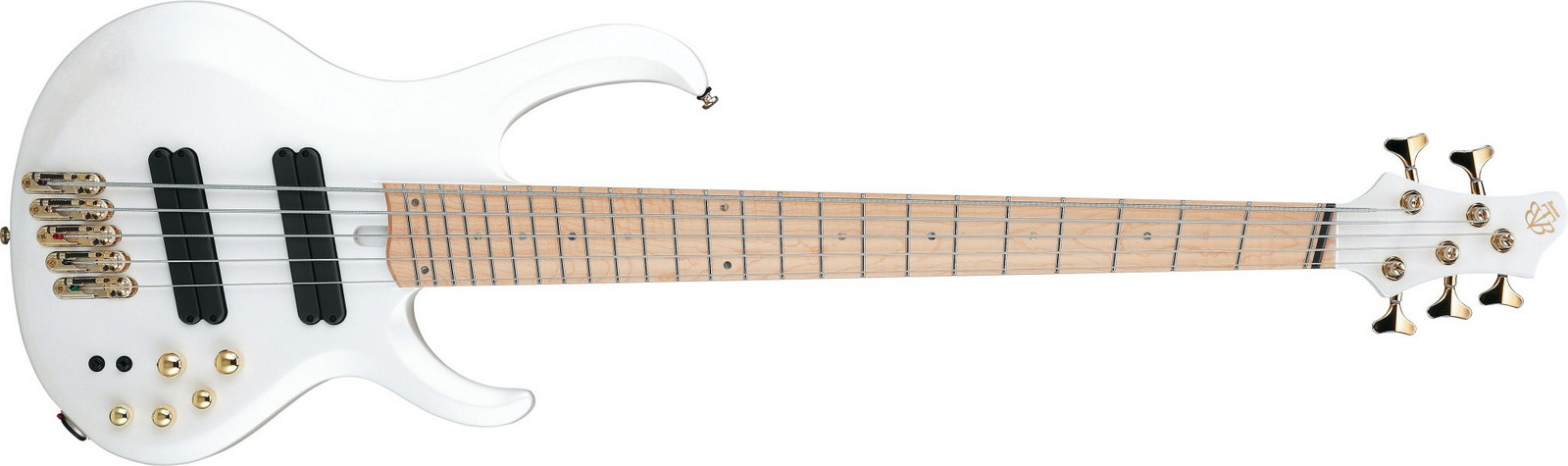 Ibanez Bass Workshop 5-Str Pearl White Matte Multi Scale