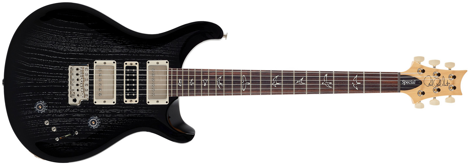 PRS Swamp Ash Special Black Doghair Smokeburst