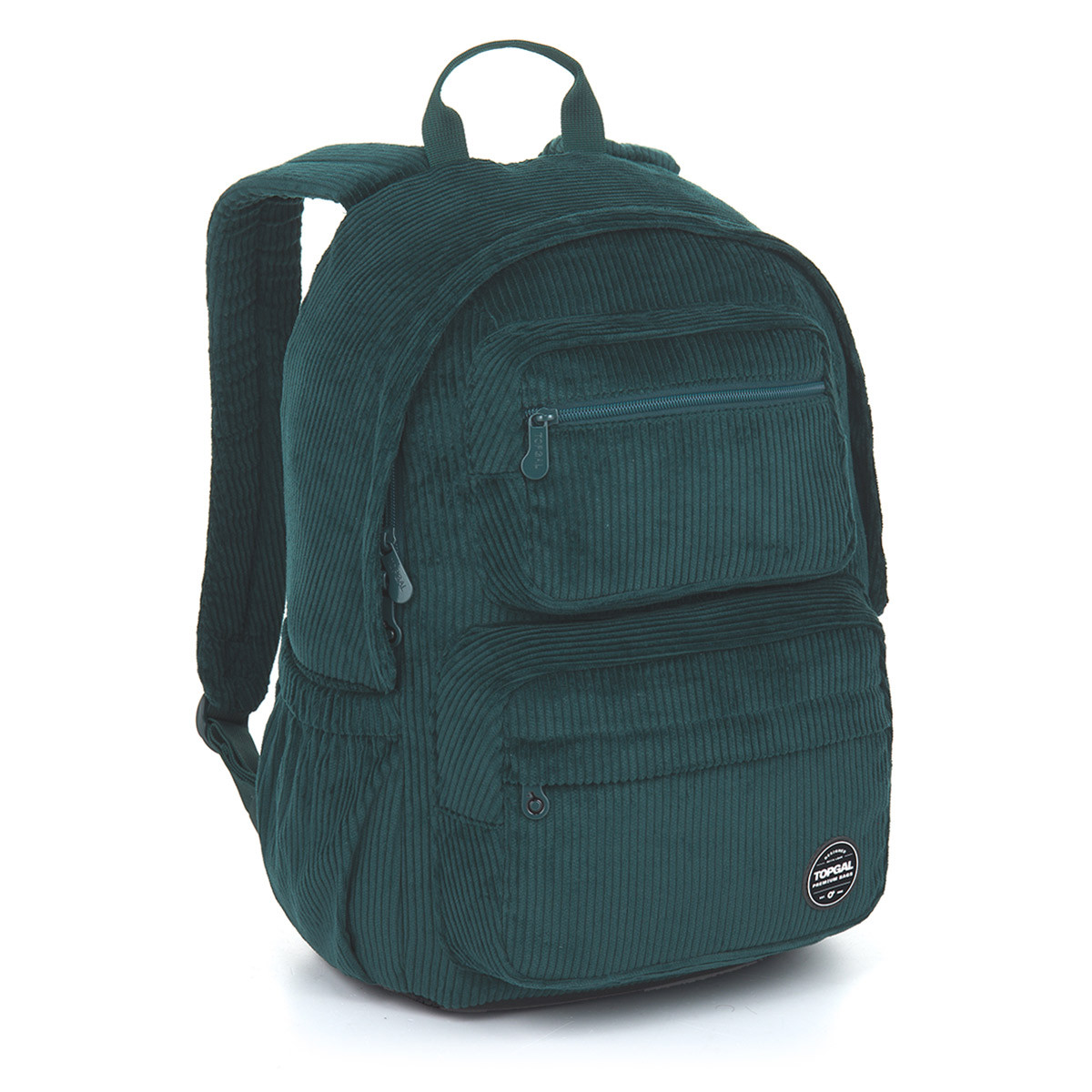 Manšestrový batoh smaragdový Topgal FINE 25060