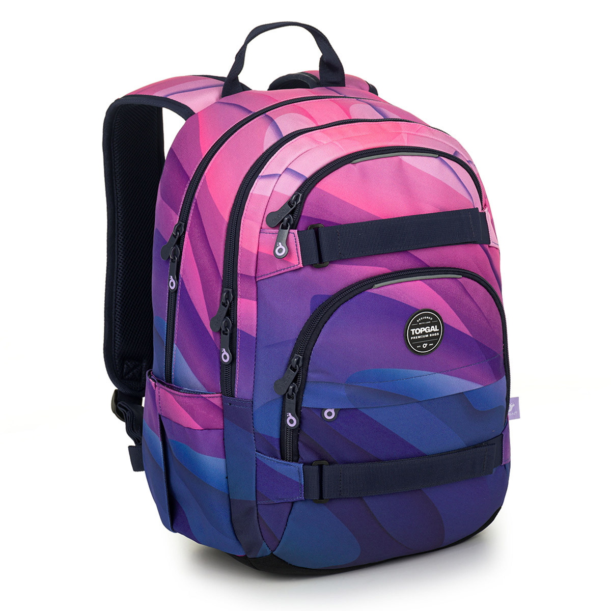 Růžovofialový studentský batoh Topgal VIKI 25032
