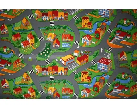 Dětský koberec Ulice 80x120 cm