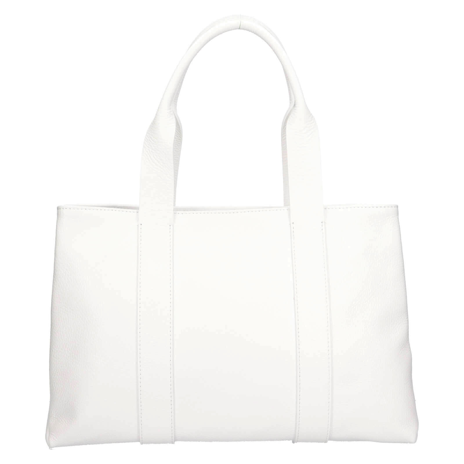 Dámská kožená kabelka Italia Marlen - bílá