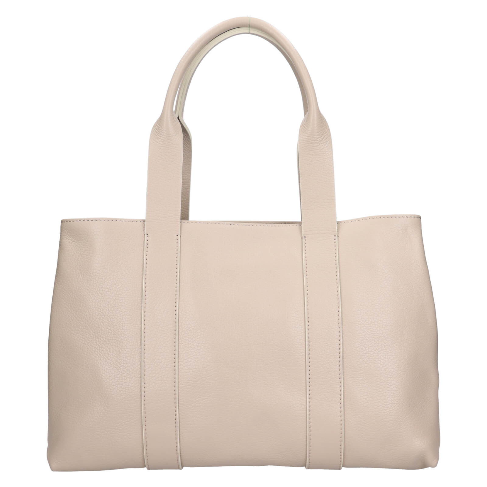 Dámská kožená kabelka Italia Marlen - béžová